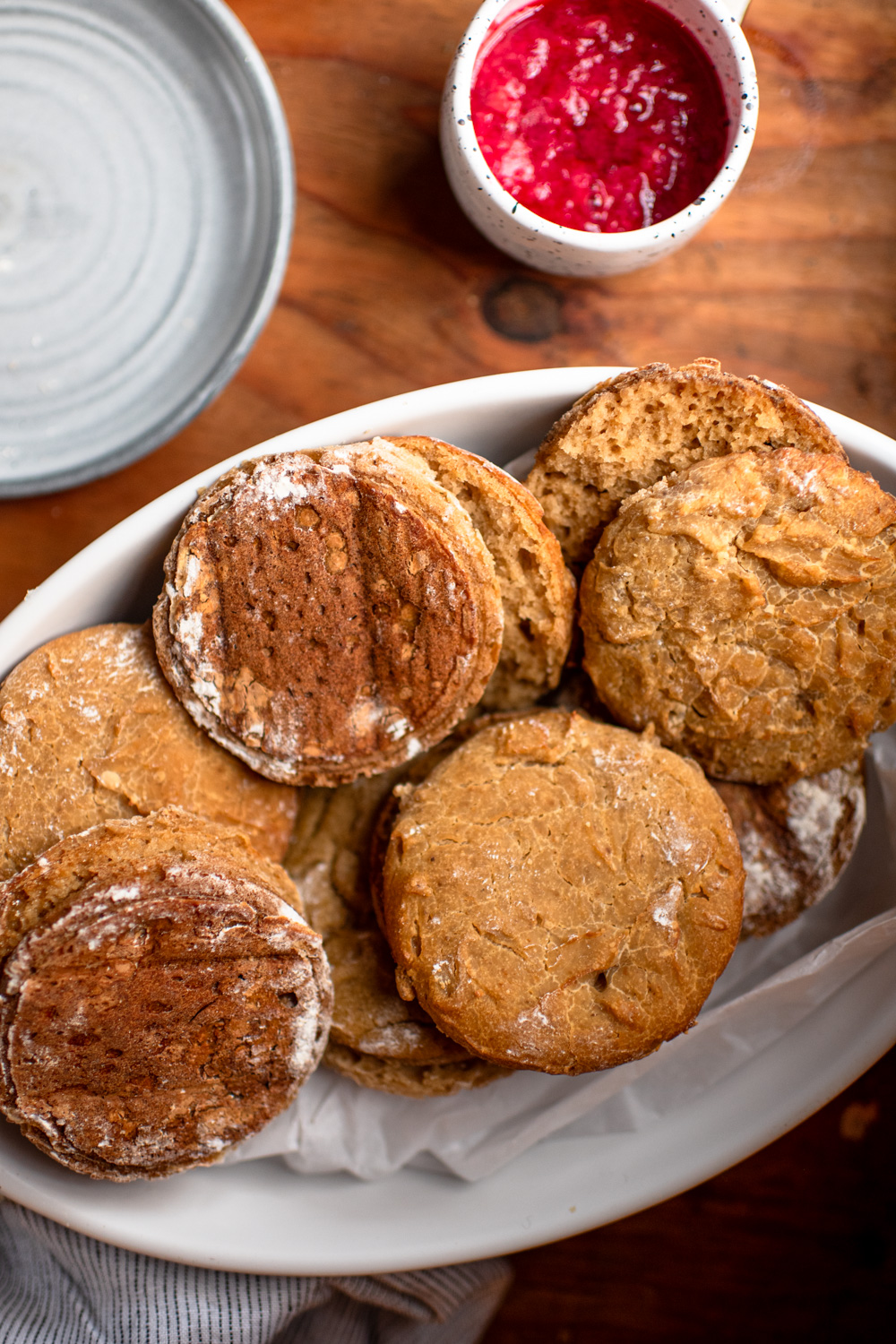 Gluten-free English muffins