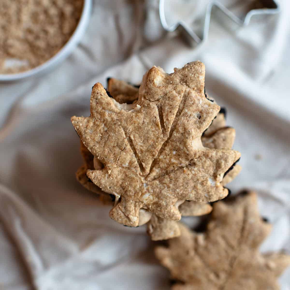 aip maple cookies with maple cream filling