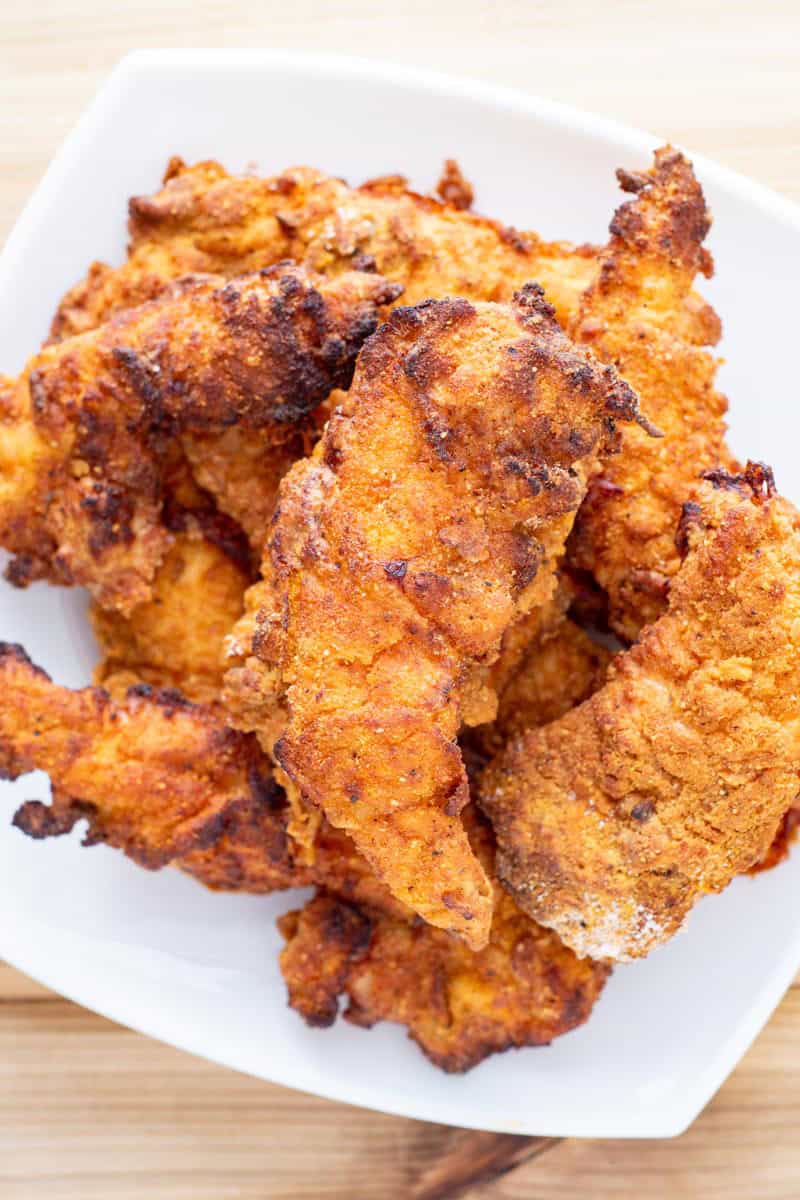 AIP chicken tenders on a plate