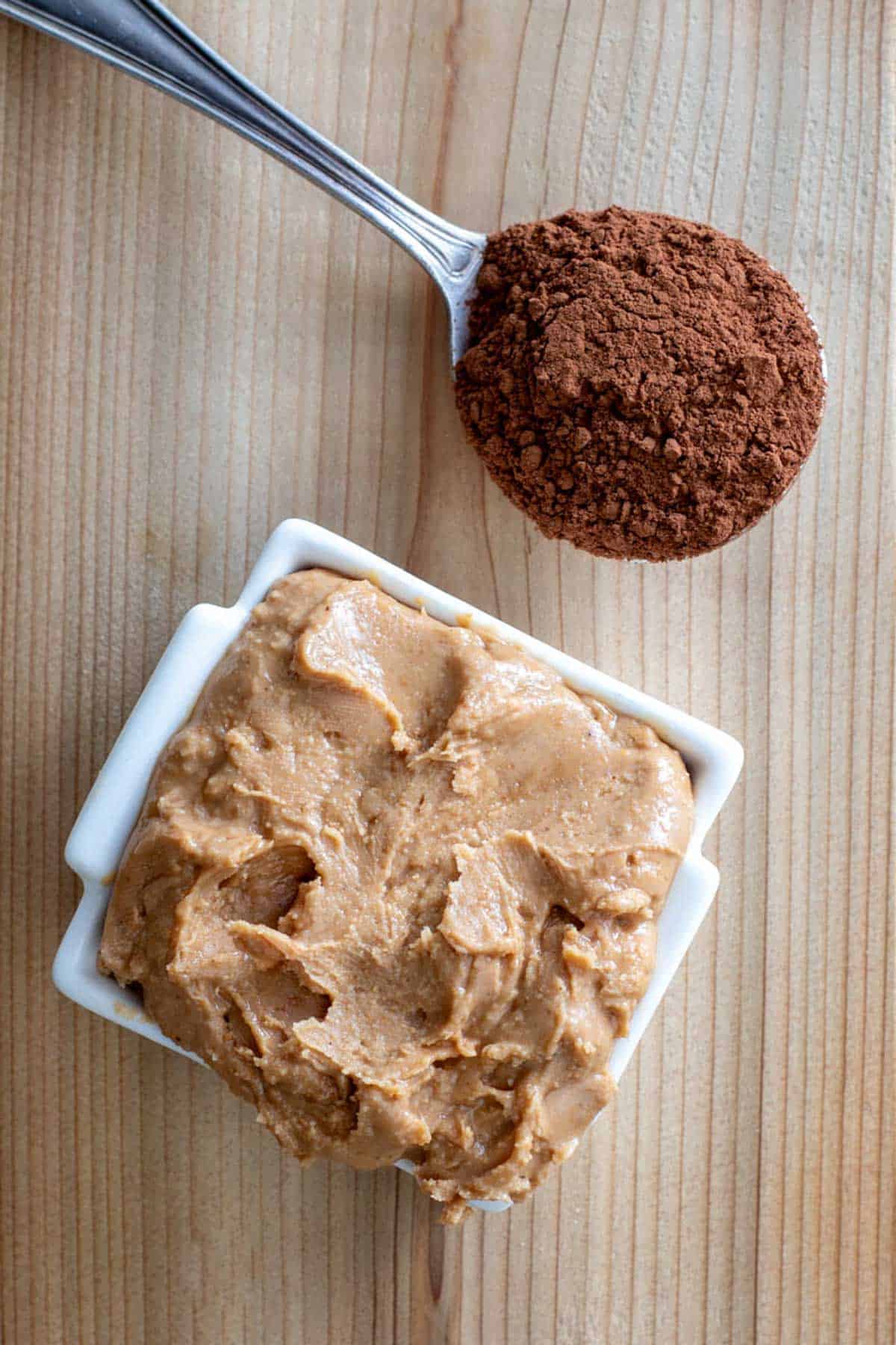 tigernut butter in ramekin