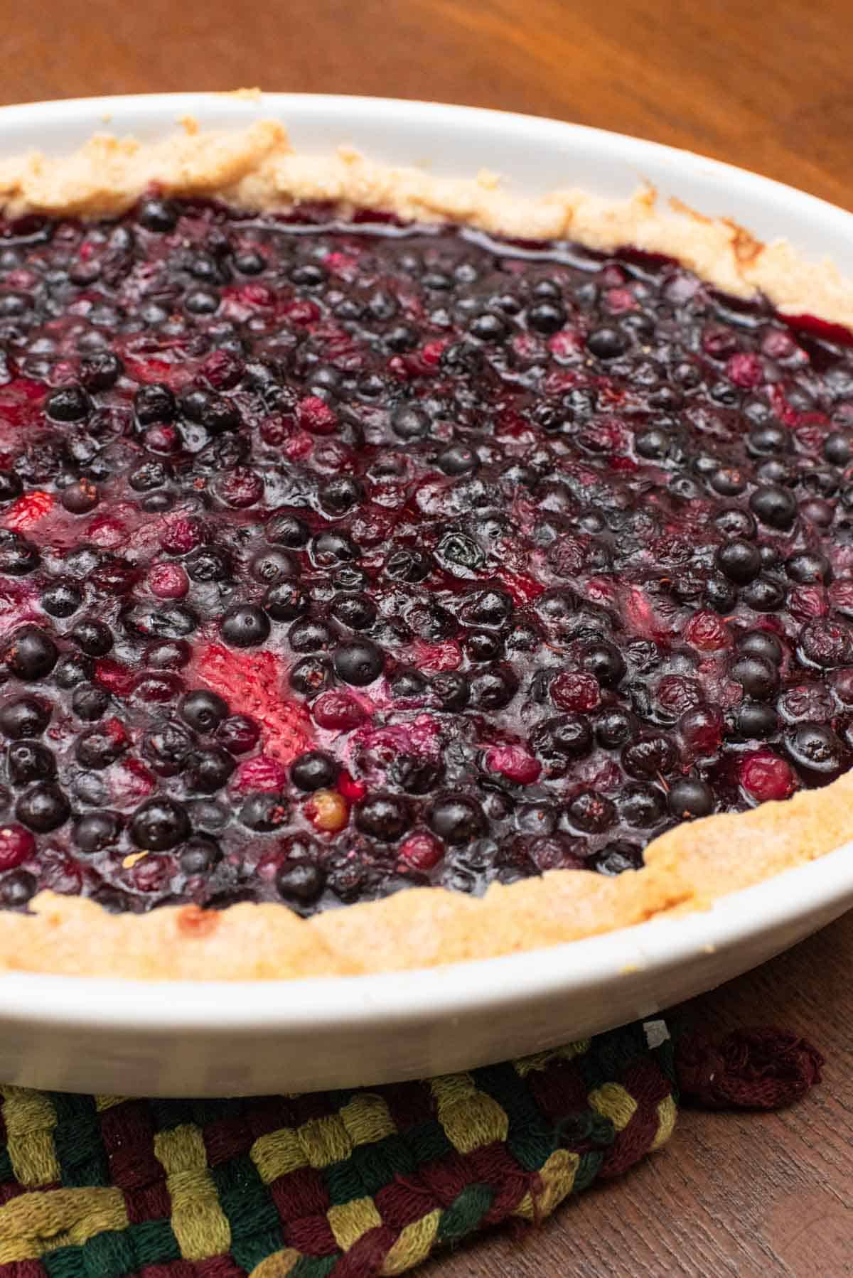 baked until bubbly blueberry pie